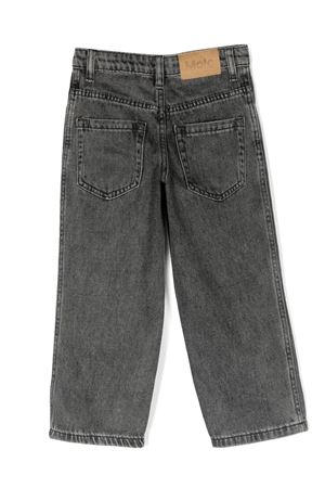 Jeans dritti in cotone grigio antracite MOLO KIDS | 6W23I1068834